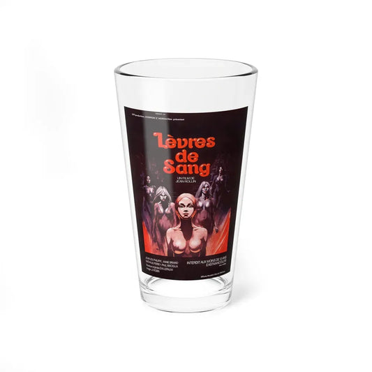 LIPS OF BLOOD 1975 Movie Poster - Pint Glass 16oz 16oz - Go Mug Yourself