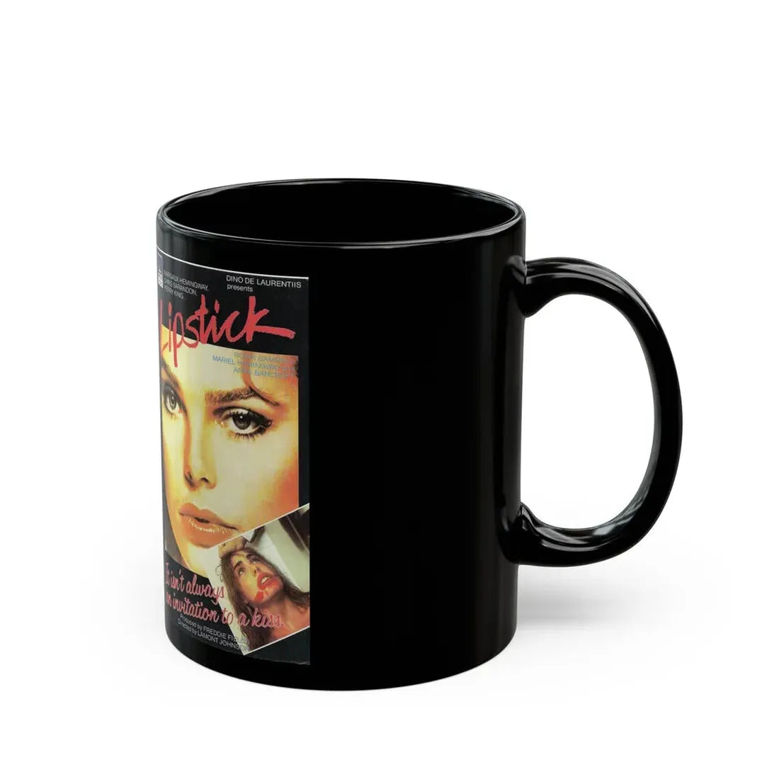 LIPSTICK (VHS COVER) - Black Coffee Mug - Go Mug Yourself