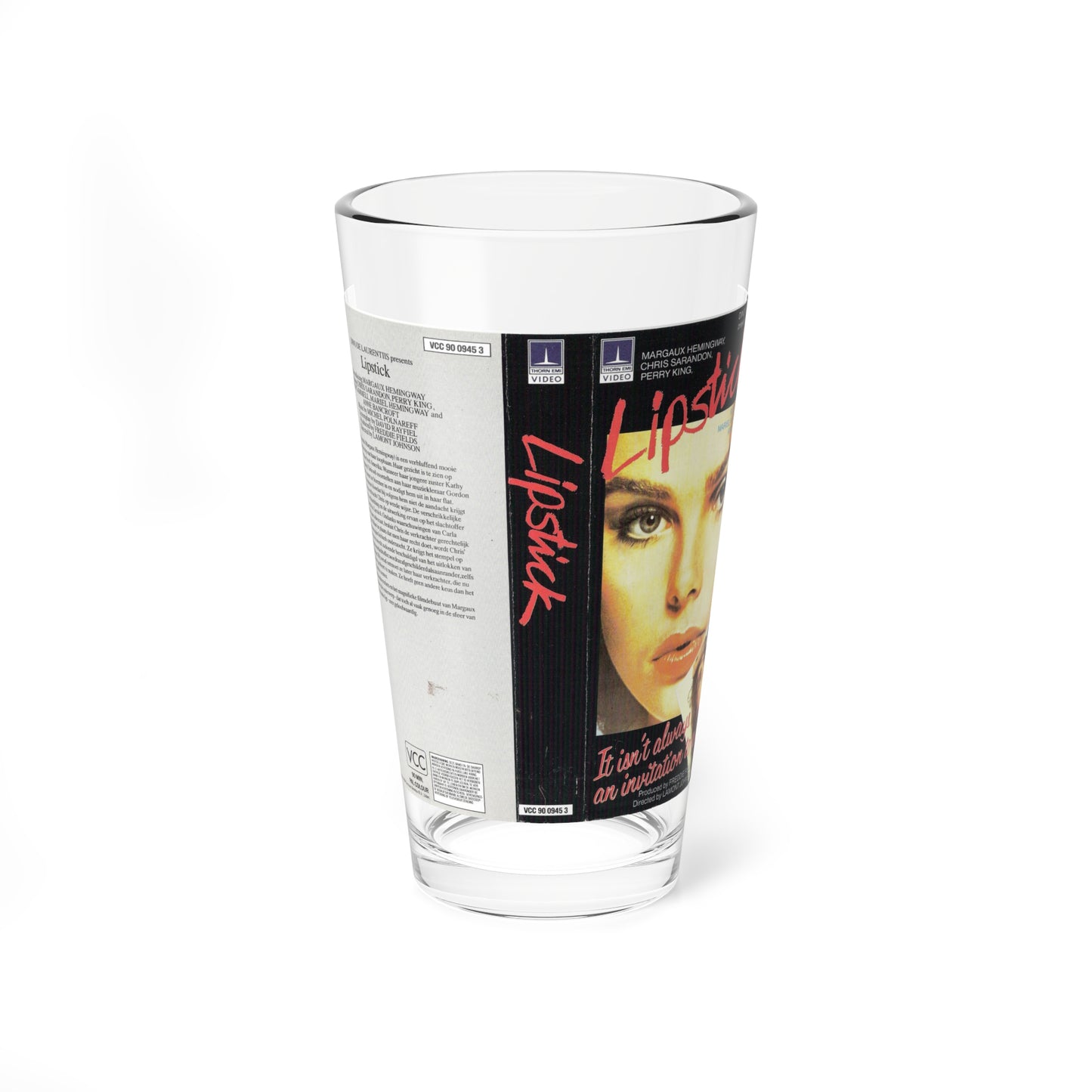 LIPSTICK (VHS COVER) Pint Glass 16oz-16oz-Go Mug Yourself