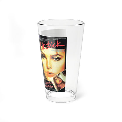 LIPSTICK (VHS COVER) Pint Glass 16oz-Go Mug Yourself