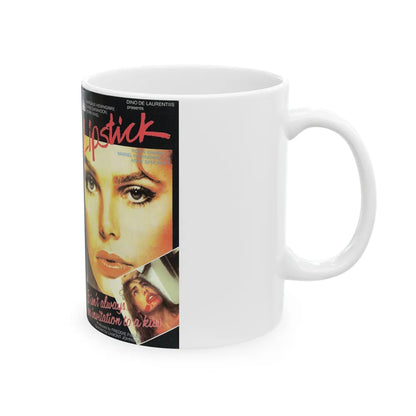 LIPSTICK (VHS COVER) - White Coffee Mug-Go Mug Yourself