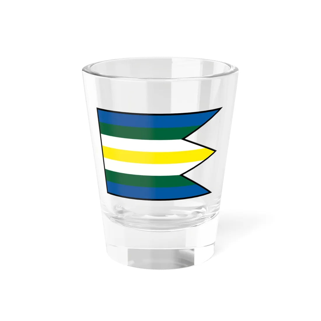 Liptovska Luzna Ruzomberok Flag (Slovakia) Shot Glass 1.5oz 1.5oz - Go Mug Yourself