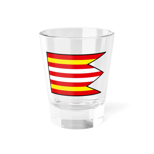 Liptovska Osada Ruzomberok Flag (Slovakia) Shot Glass 1.5oz 1.5oz - Go Mug Yourself