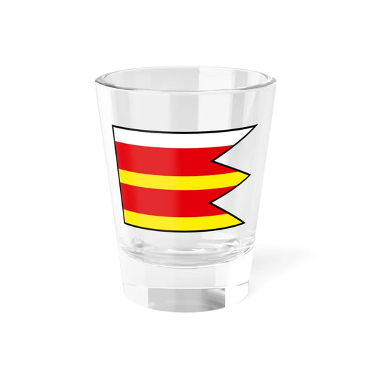 Liptovska Tepla Ruzomberok Flag (Slovakia) Shot Glass 1.5oz 1.5oz - Go Mug Yourself
