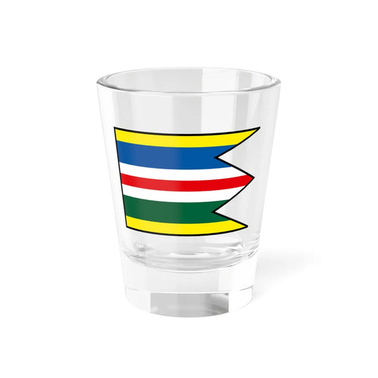 Liptovske Beharovce Liptovsky Mikulas Flag (Slovakia) Shot Glass 1.5oz 1.5oz - Go Mug Yourself