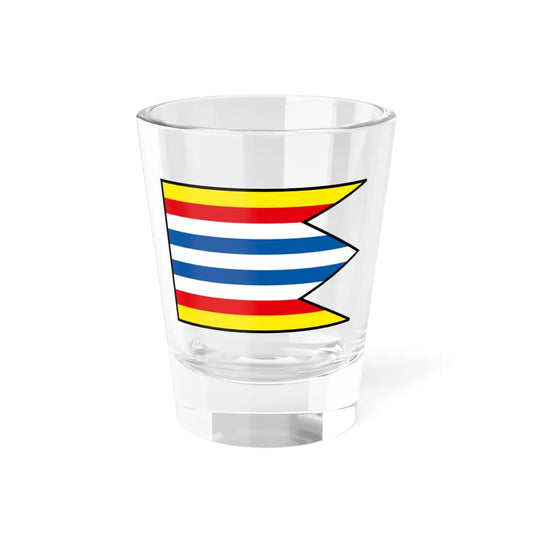 Liptovske Revuce Ruzomberok Flag (Slovakia) Shot Glass 1.5oz 1.5oz - Go Mug Yourself