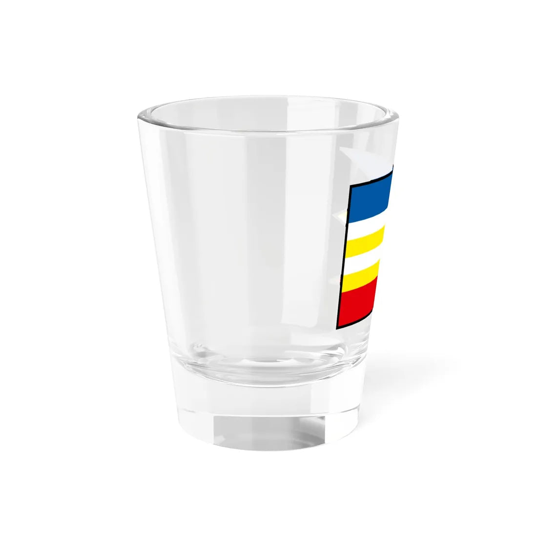 Liptovske Sliace Ruzomberok Flag (Slovakia) Shot Glass 1.5oz - Go Mug Yourself