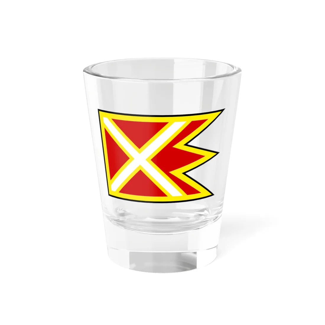 Liptovsky Ondrej Liptovsky Mikulas Flag (Slovakia) Shot Glass 1.5oz 1.5oz - Go Mug Yourself