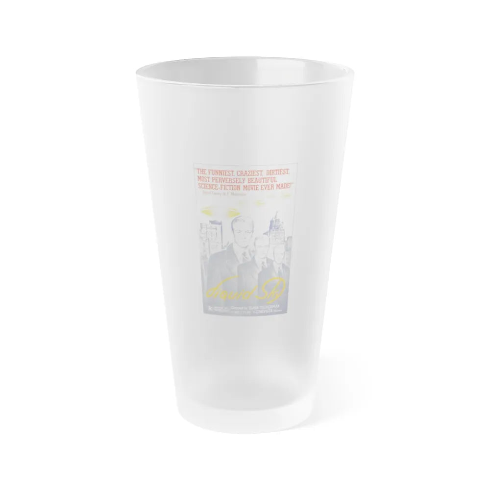 LIQUID SKY (2) 1982 Movie Poster - Frosted Pint Glass 16oz-16oz-Frosted-Go Mug Yourself