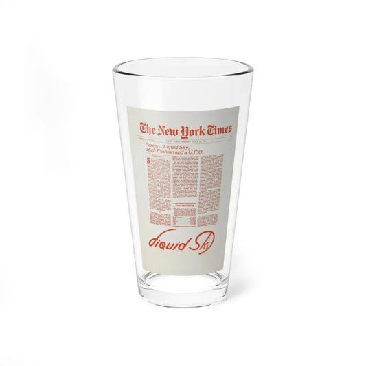 LIQUID SKY (TEASER) 1982 Movie Poster - Pint Glass 16oz 16oz - Go Mug Yourself