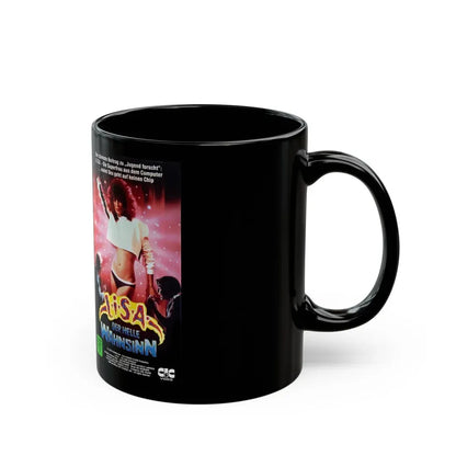LISA DER HELLE WAHNSINN (VHS COVER) - Black Coffee Mug - Go Mug Yourself