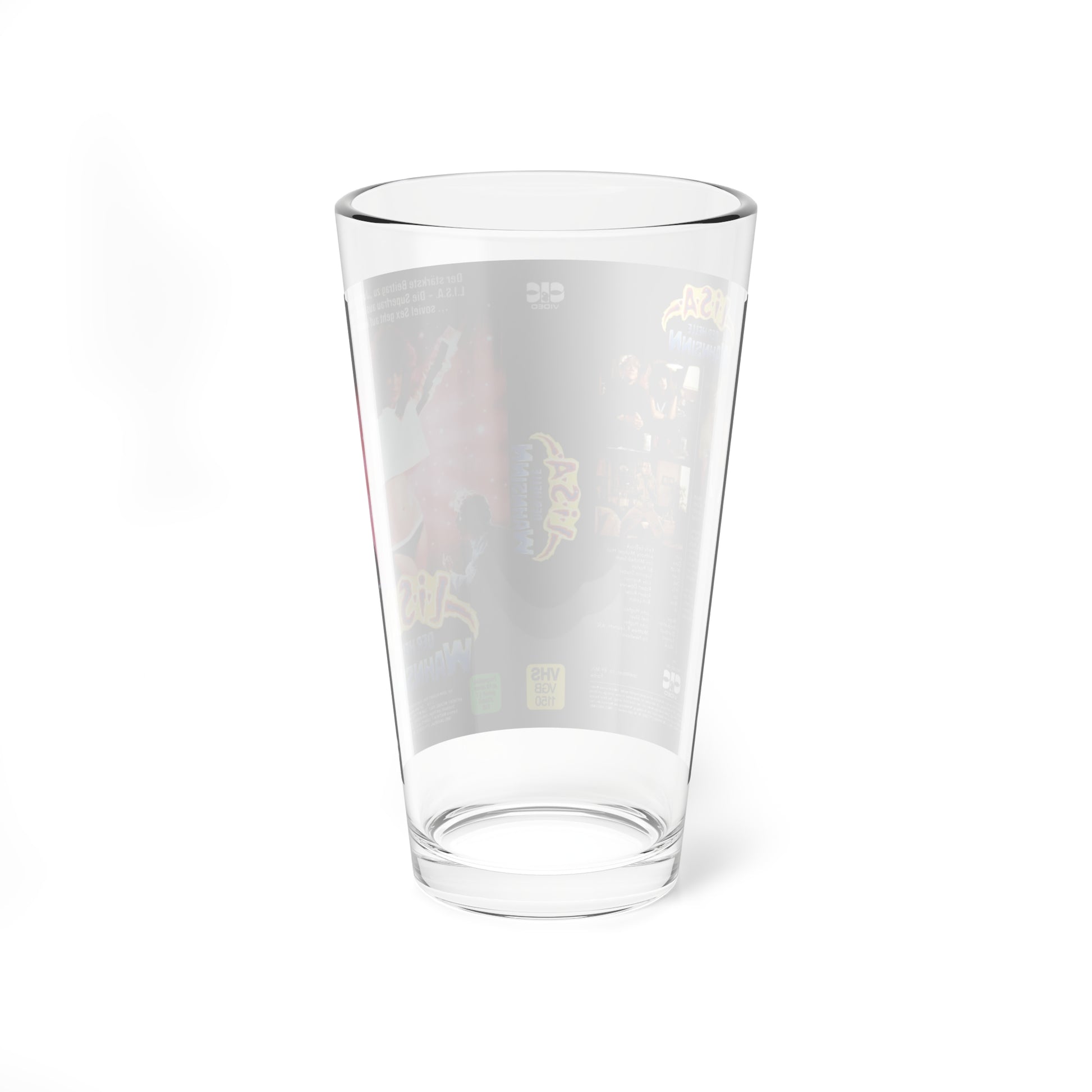 LISA DER HELLE WAHNSINN (VHS COVER) Pint Glass 16oz-Go Mug Yourself