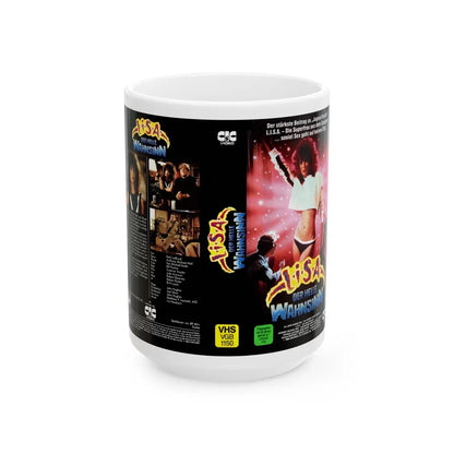 LISA DER HELLE WAHNSINN (VHS COVER) - White Coffee Mug-15oz-Go Mug Yourself