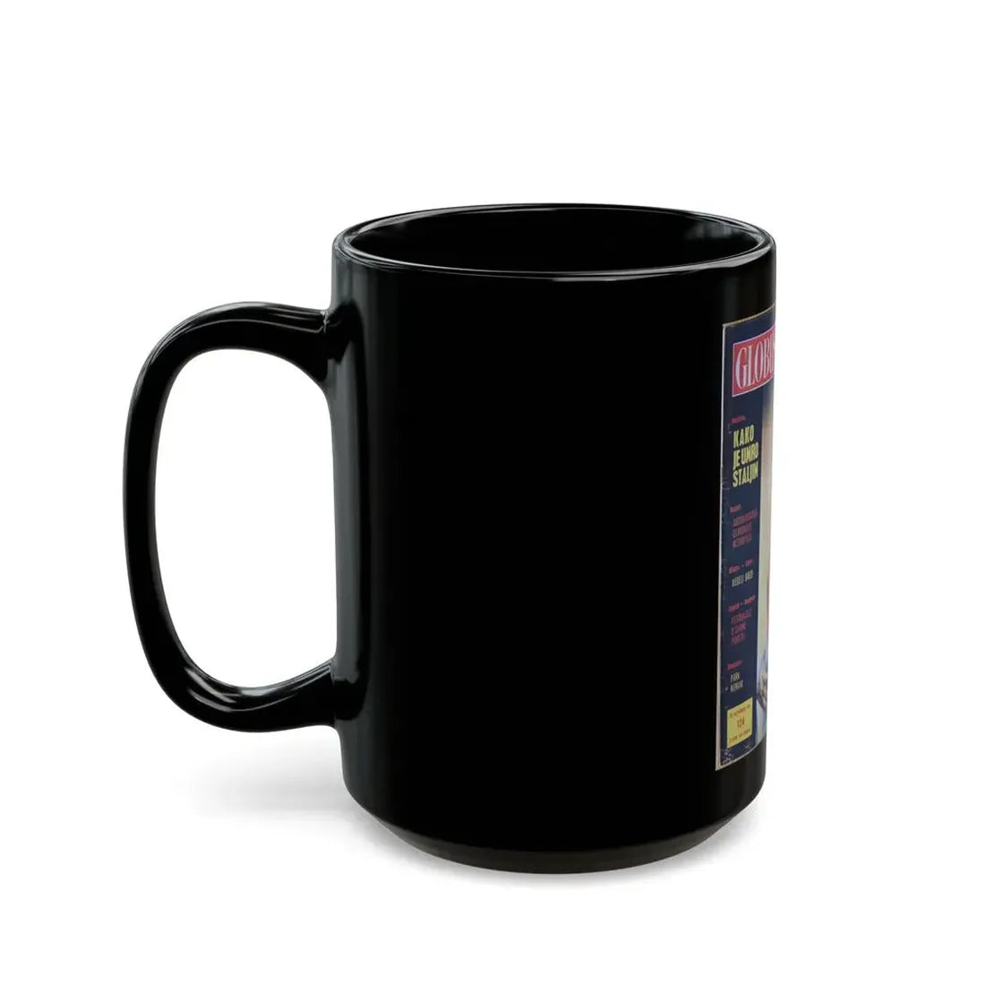 Lisa Gastoni #09 - Mag. Cover (Vintage Female Icon) Black Coffee Mug - Go Mug Yourself