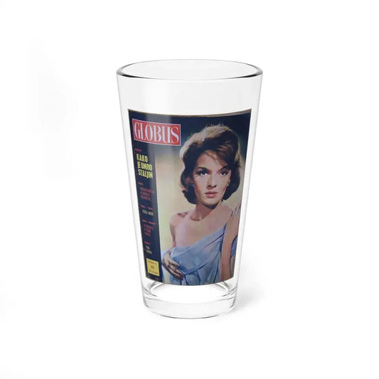 Lisa Gastoni #09 - Mag. Cover (Vintage Female Icon) Pint Glass 16oz 16oz - Go Mug Yourself