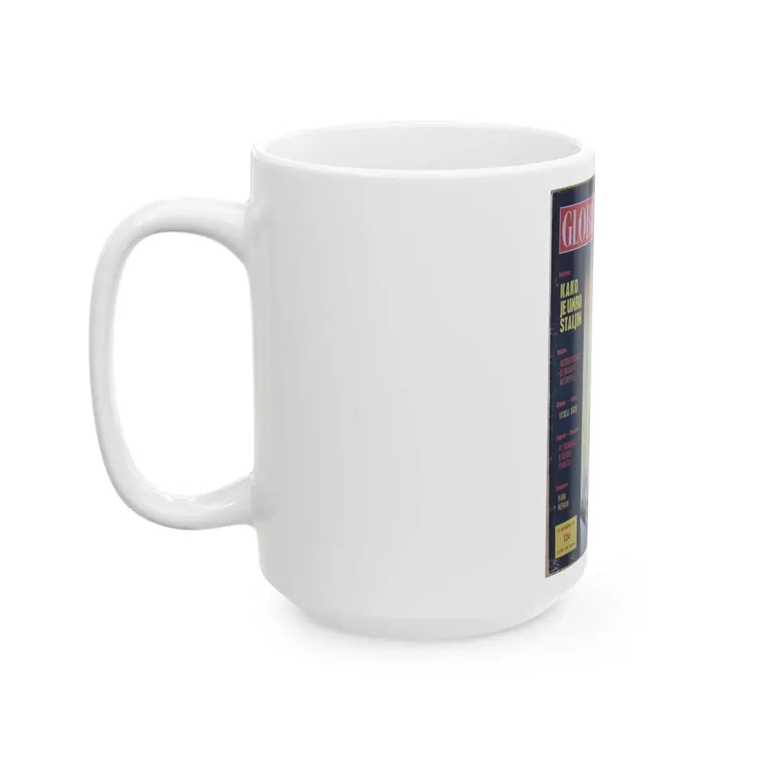 Lisa Gastoni #09 - Mag. Cover (Vintage Female Icon) White Coffee Mug - Go Mug Yourself