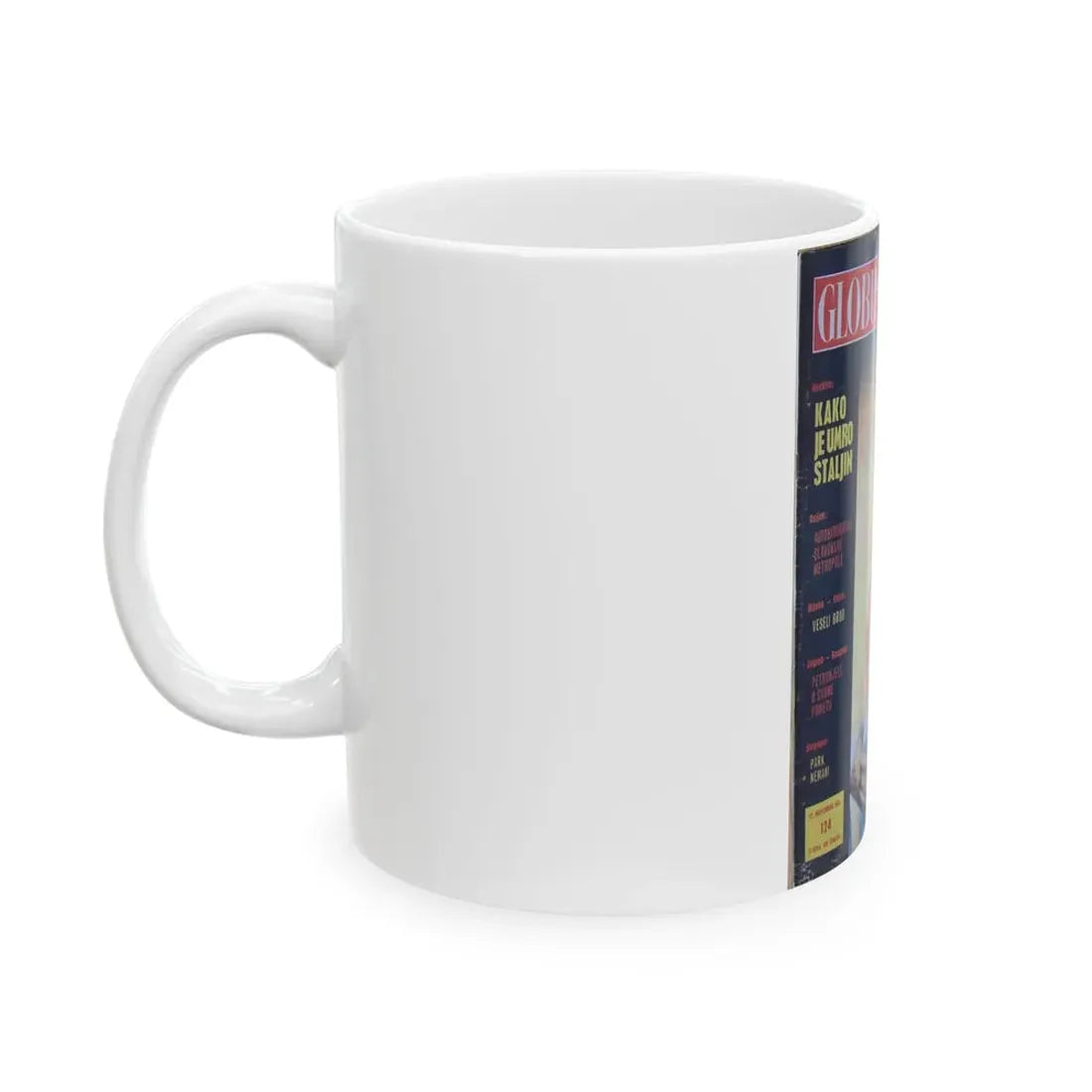 Lisa Gastoni #09 - Mag. Cover (Vintage Female Icon) White Coffee Mug - Go Mug Yourself
