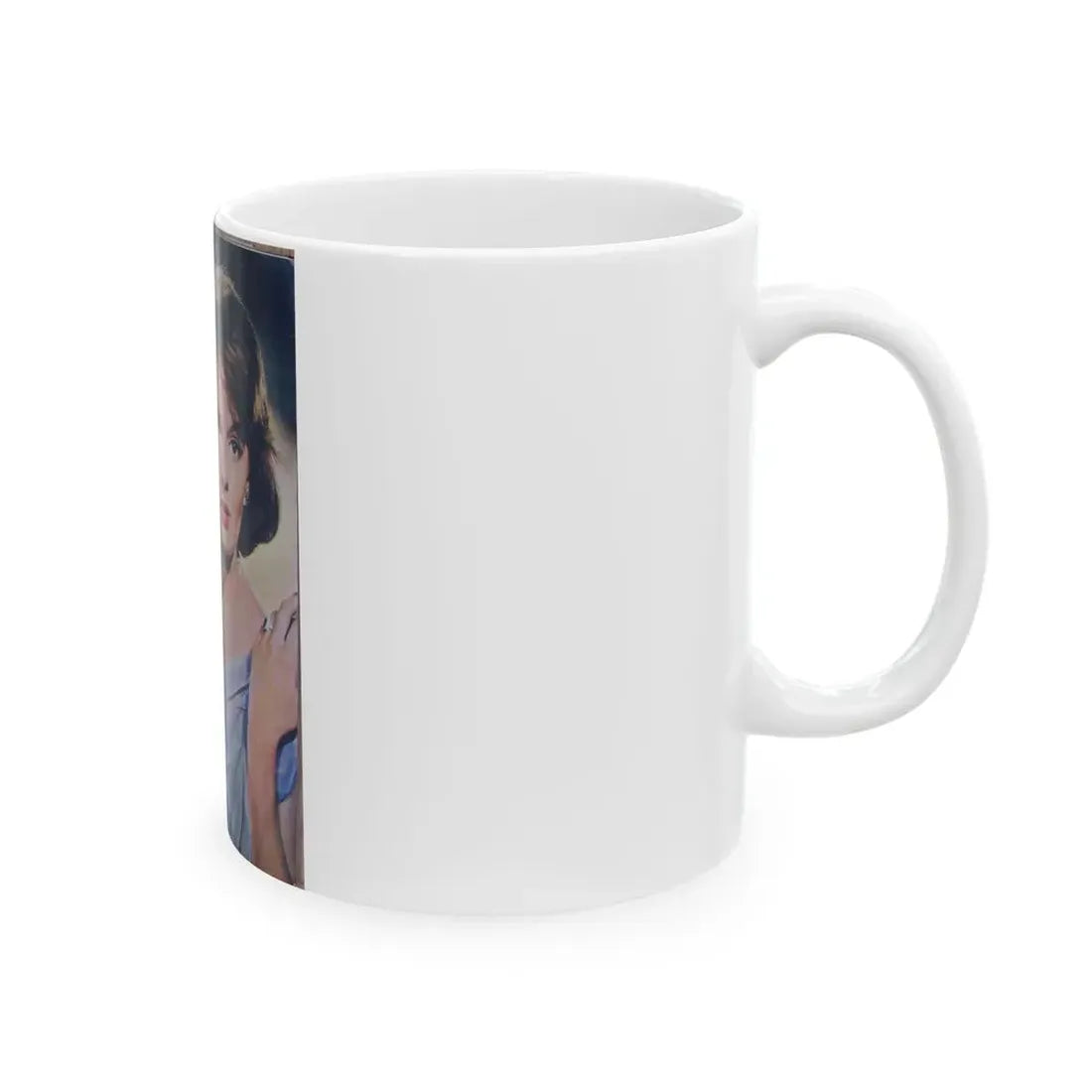 Lisa Gastoni #09 - Mag. Cover (Vintage Female Icon) White Coffee Mug - Go Mug Yourself