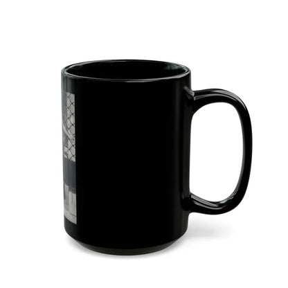 Lisa Gastoni #12 - Nude (Vintage Female Icon) Black Coffee Mug - Go Mug Yourself