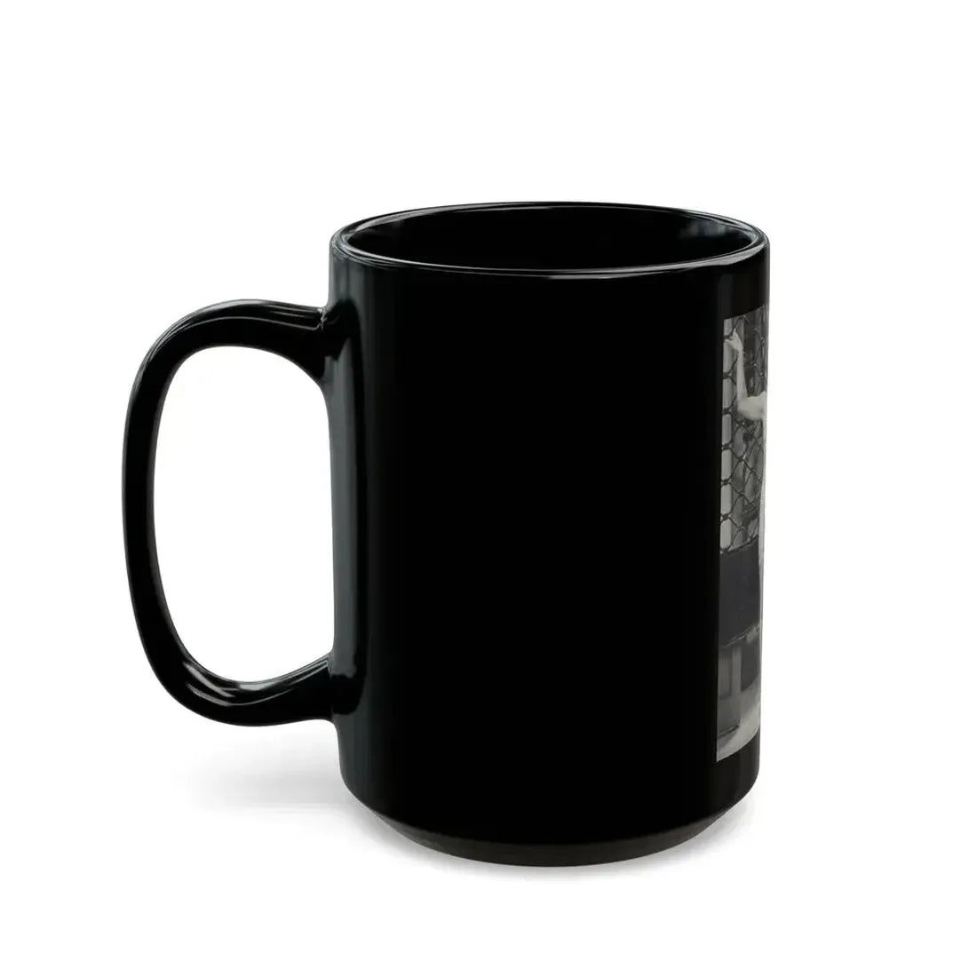 Lisa Gastoni #12 - Nude (Vintage Female Icon) Black Coffee Mug - Go Mug Yourself