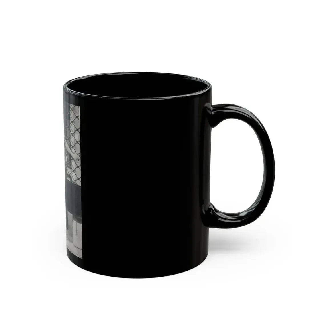 Lisa Gastoni #12 - Nude (Vintage Female Icon) Black Coffee Mug - Go Mug Yourself