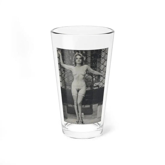 Lisa Gastoni #12 - Nude (Vintage Female Icon) Pint Glass 16oz 16oz - Go Mug Yourself