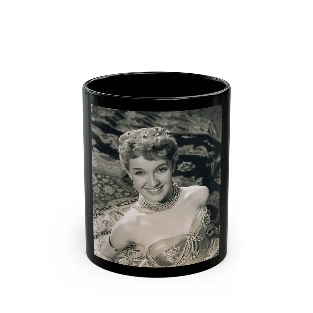 Lisa Gastoni #31 (Vintage Female Icon) Black Coffee Mug 11oz - Go Mug Yourself