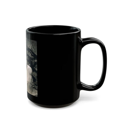 Lisa Gastoni #31 (Vintage Female Icon) Black Coffee Mug-Go Mug Yourself