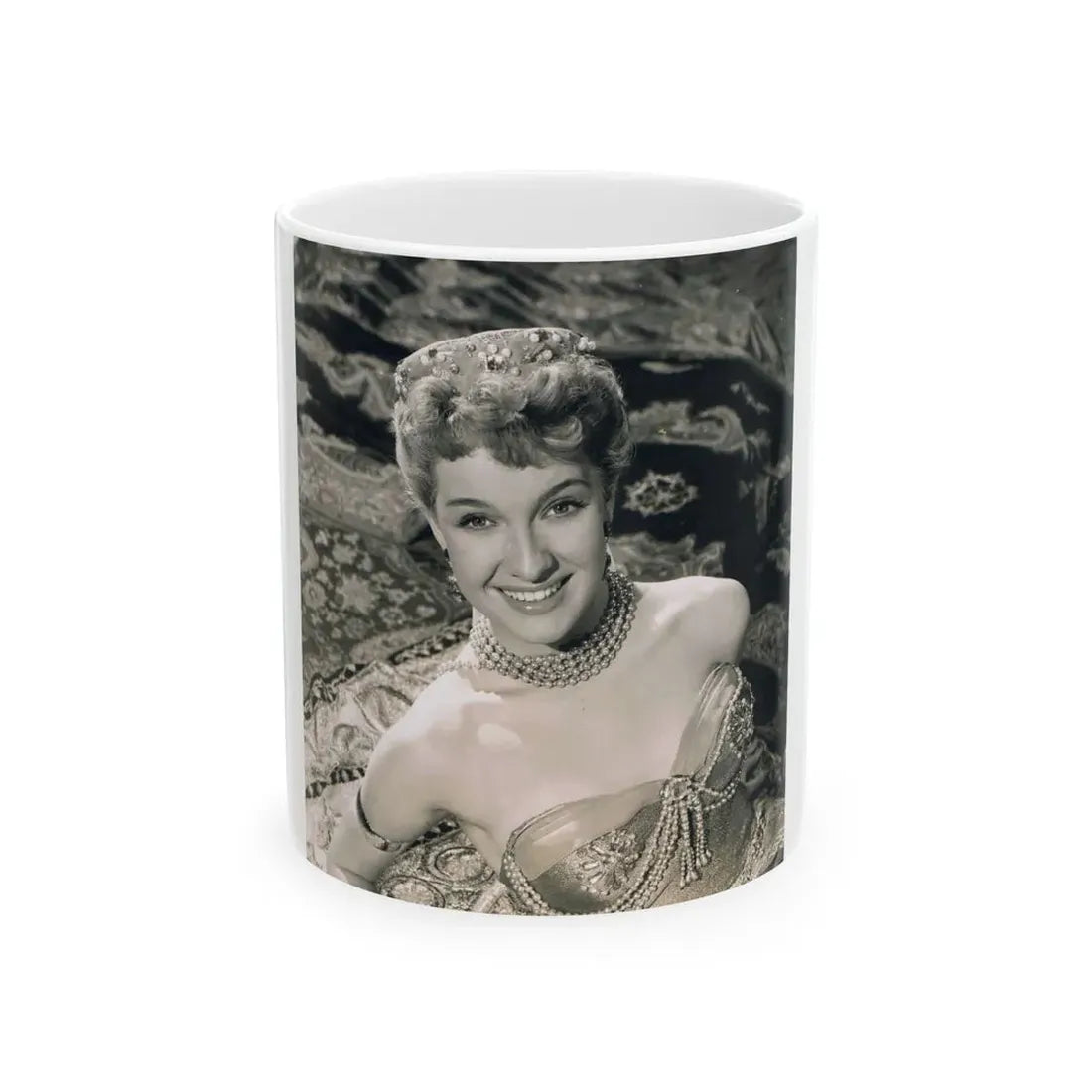 Lisa Gastoni #31 (Vintage Female Icon) White Coffee Mug 11oz - Go Mug Yourself