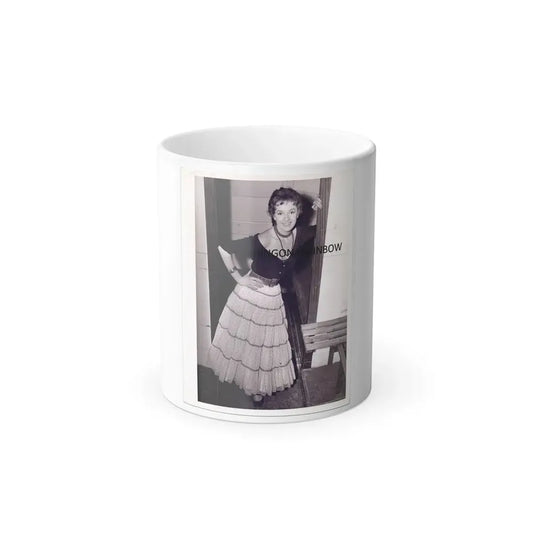 Lisa Gastoni #32 (Vintage Female Icon) Color Changing Coffee Mug 11oz - Go Mug Yourself
