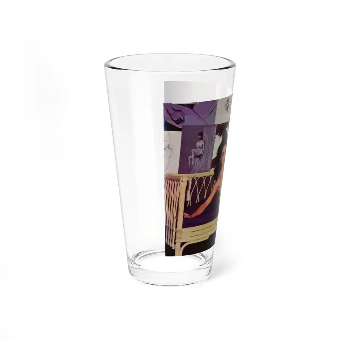 Lisa Gastoni #34 (Vintage Female Icon) Pint Glass 16oz - Go Mug Yourself