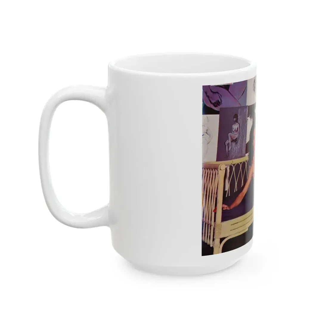 Lisa Gastoni #34 (Vintage Female Icon) White Coffee Mug - Go Mug Yourself