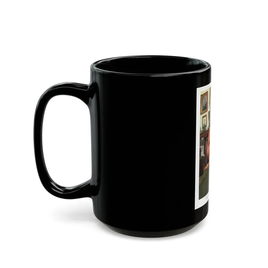 Lisa Gastoni #36 (Vintage Female Icon) Black Coffee Mug - Go Mug Yourself