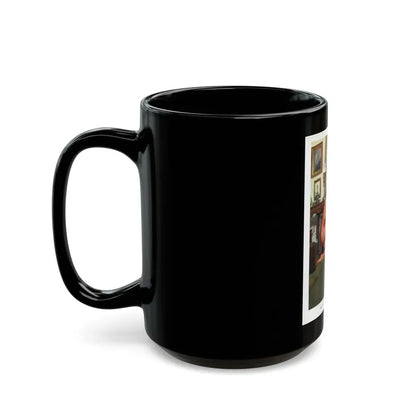 Lisa Gastoni #36 (Vintage Female Icon) Black Coffee Mug - Go Mug Yourself