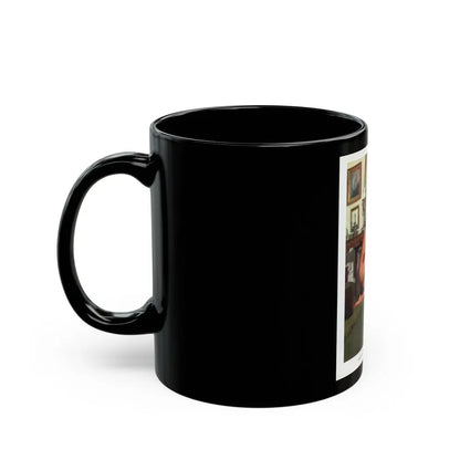Lisa Gastoni #36 (Vintage Female Icon) Black Coffee Mug - Go Mug Yourself