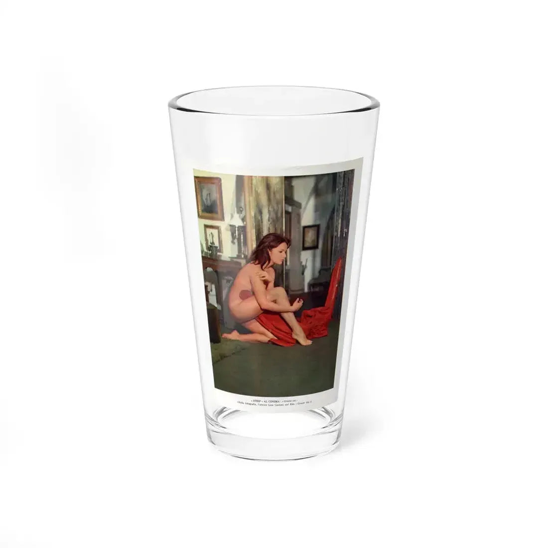 Lisa Gastoni #36 (Vintage Female Icon) Pint Glass 16oz 16oz - Go Mug Yourself