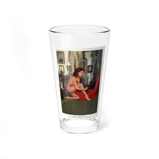 Lisa Gastoni #36 (Vintage Female Icon) Pint Glass 16oz 16oz - Go Mug Yourself