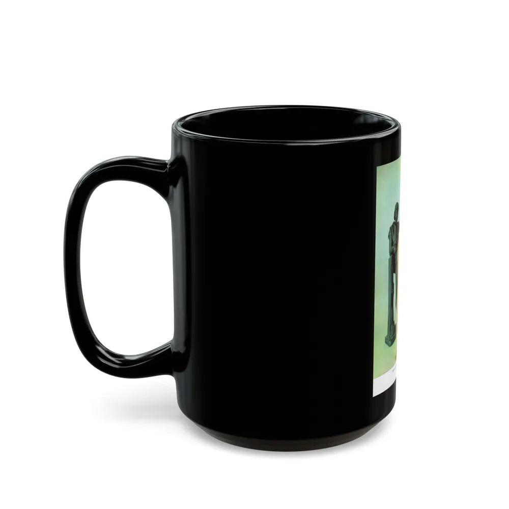 Lisa Gastoni #37 (Vintage Female Icon) Black Coffee Mug-Go Mug Yourself