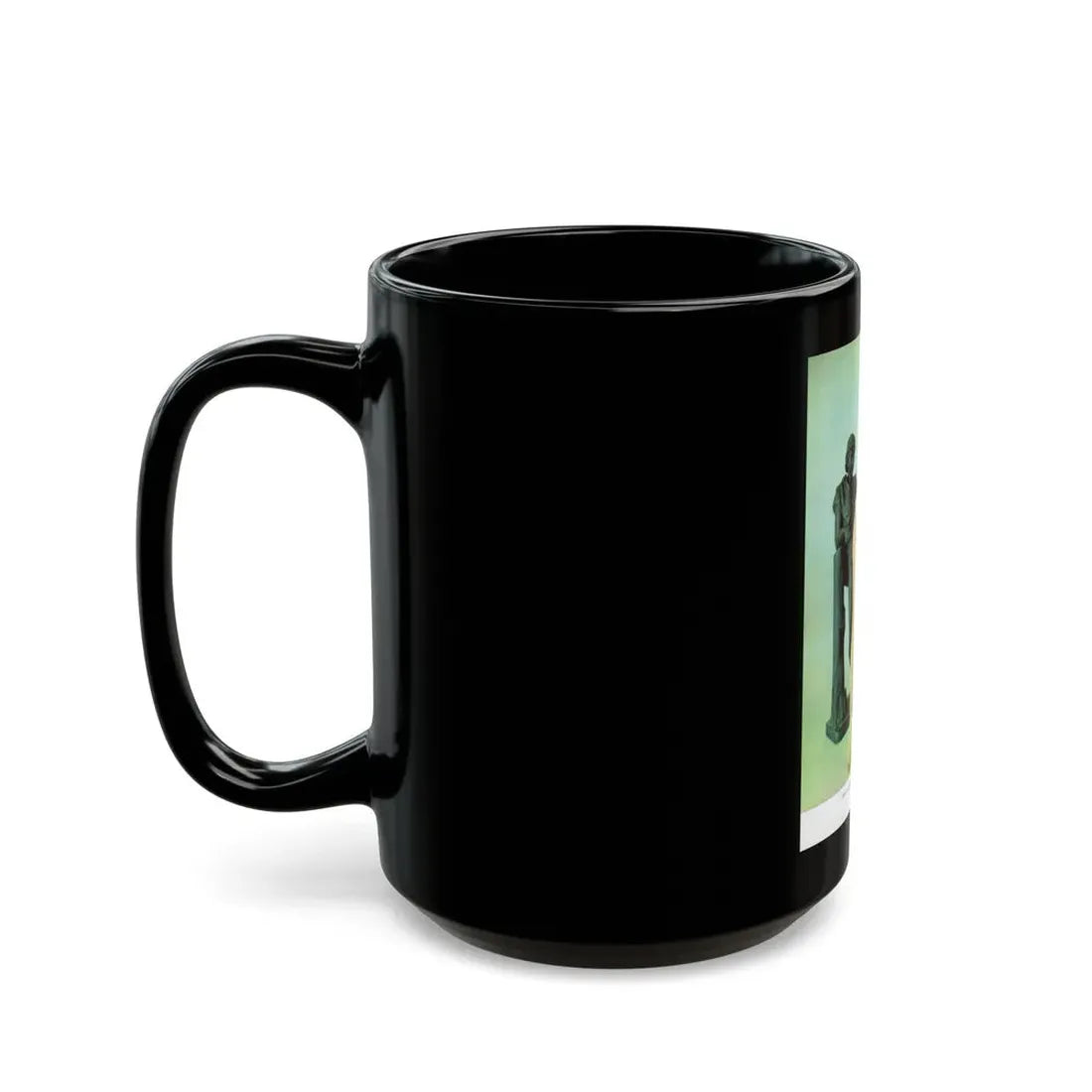 Lisa Gastoni #37 (Vintage Female Icon) Black Coffee Mug - Go Mug Yourself
