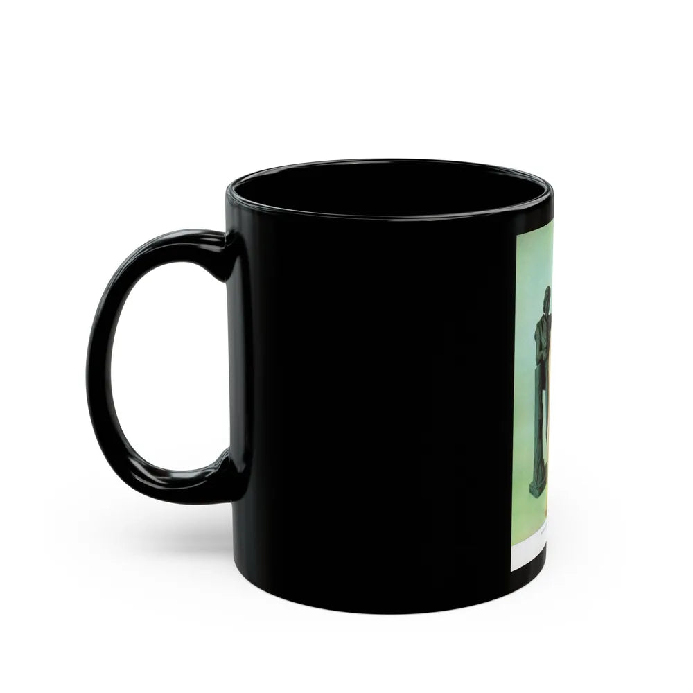 Lisa Gastoni #37 (Vintage Female Icon) Black Coffee Mug-Go Mug Yourself