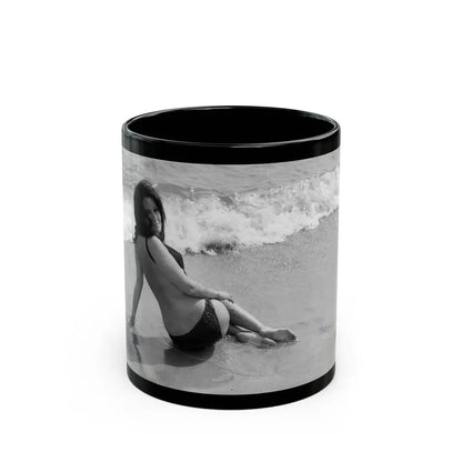 Lisa Gastoni #38 (Vintage Female Icon) Black Coffee Mug 11oz - Go Mug Yourself