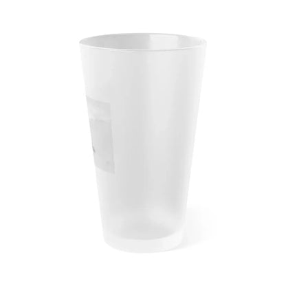 Lisa Gastoni #38 (Vintage Female Icon) Frosted Pint Glass 16oz - Go Mug Yourself