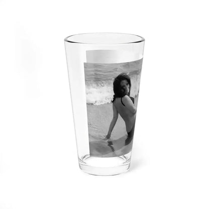 Lisa Gastoni #38 (Vintage Female Icon) Pint Glass 16oz - Go Mug Yourself
