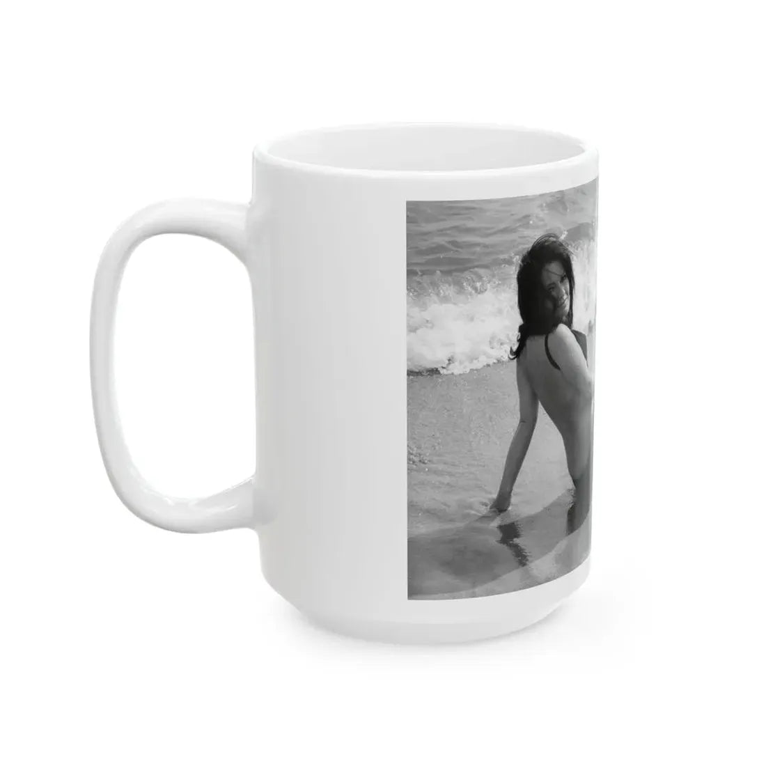 Lisa Gastoni #38 (Vintage Female Icon) White Coffee Mug - Go Mug Yourself