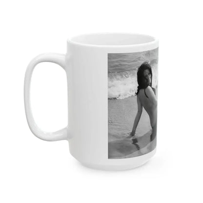 Lisa Gastoni #38 (Vintage Female Icon) White Coffee Mug - Go Mug Yourself