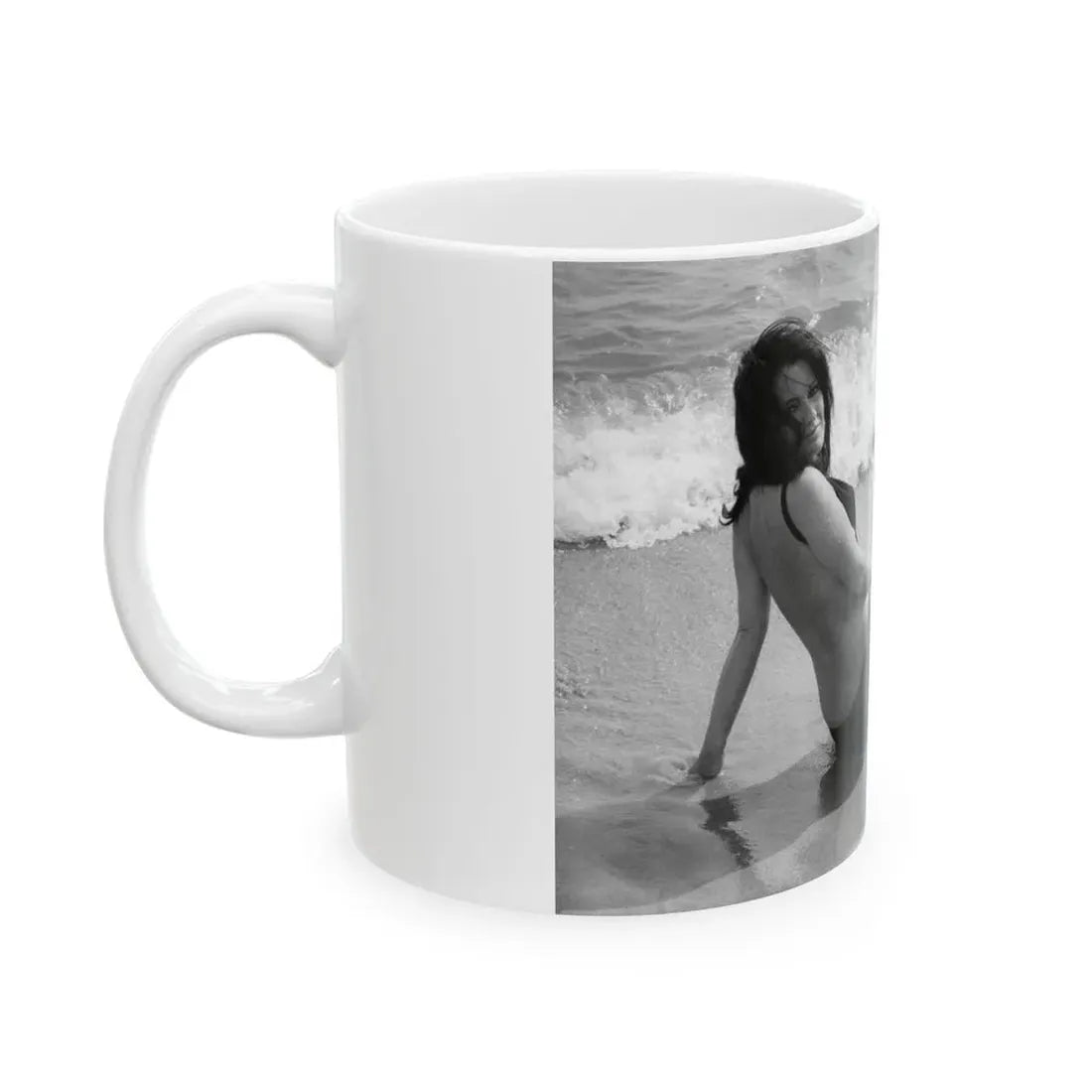 Lisa Gastoni #38 (Vintage Female Icon) White Coffee Mug - Go Mug Yourself