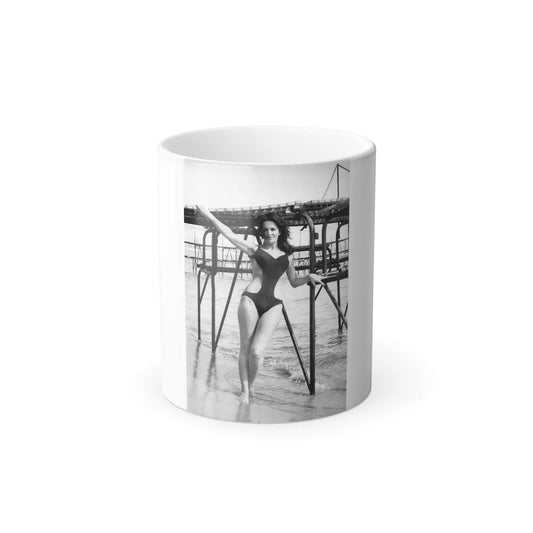 Lisa Gastoni #40 (Vintage Female Icons) Color Changing Mug 11oz-11oz-Go Mug Yourself