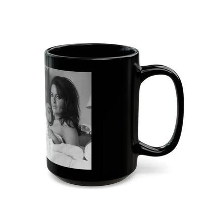 Lisa Gastoni #41 (Vintage Female Icon) Black Coffee Mug - Go Mug Yourself