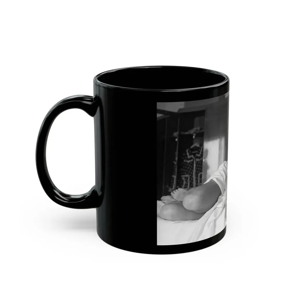 Lisa Gastoni #41 (Vintage Female Icon) Black Coffee Mug - Go Mug Yourself