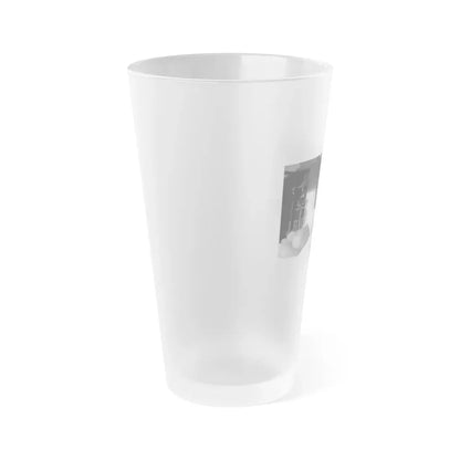 Lisa Gastoni #41 (Vintage Female Icon) Frosted Pint Glass 16oz - Go Mug Yourself